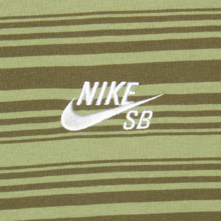 Nike SB | Max90 Striped T-Shirt Style # FQ3711-386 Color : Oil Green