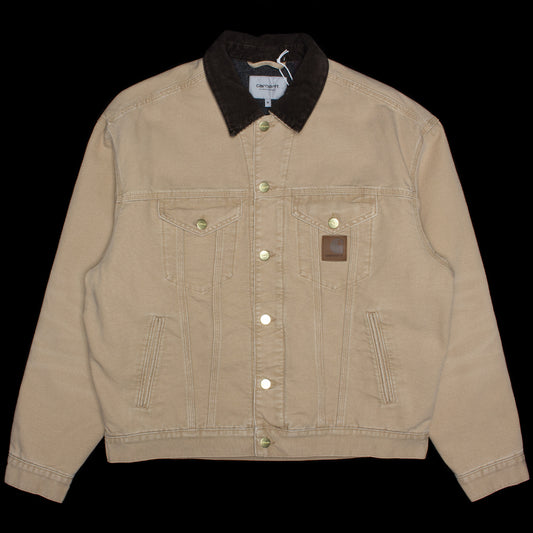 Carhartt WIP | Dayton Trucker Jacket
Style # I034315-2N2
Color : Dusty Hamilton Brown / Tobacco