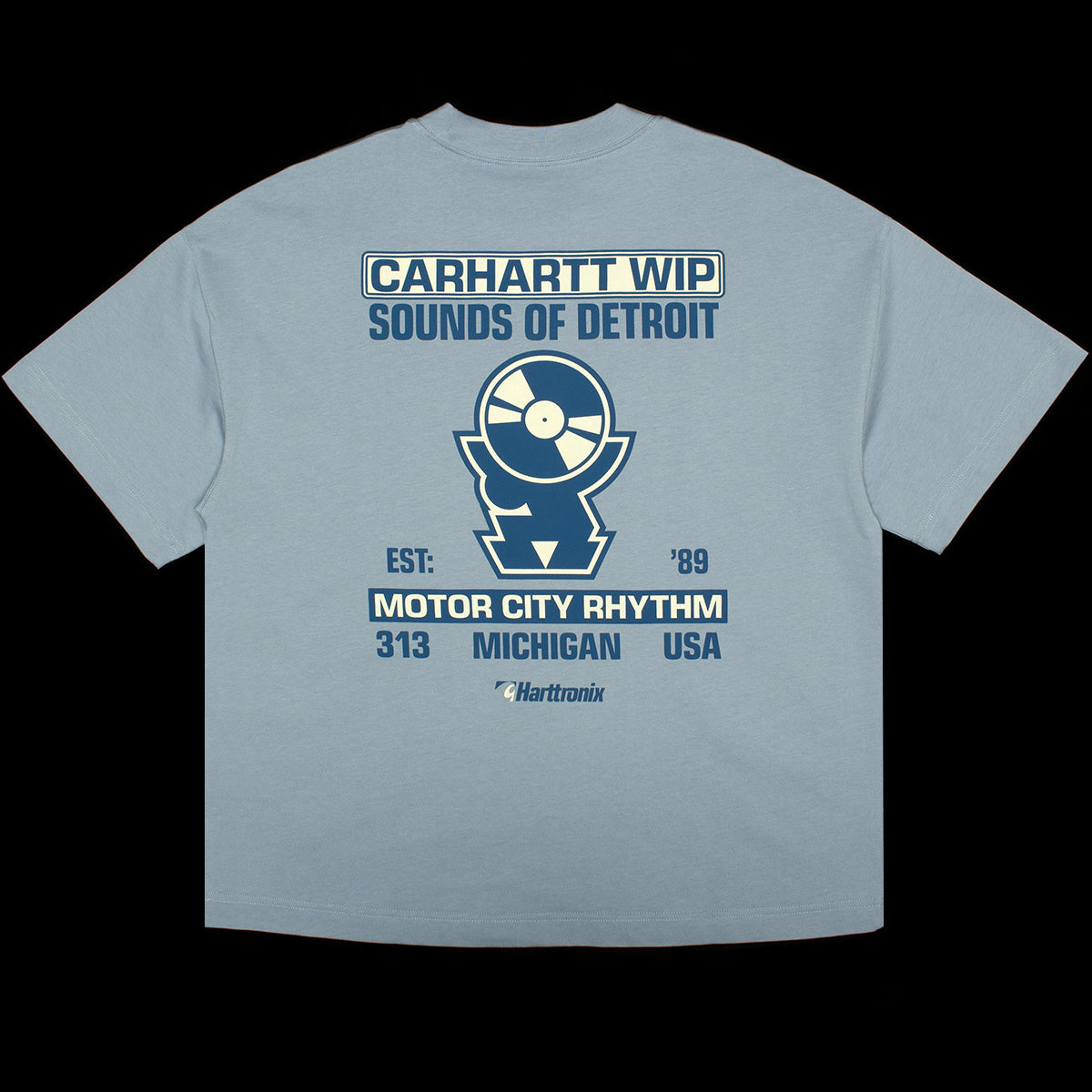 Carhartt WIP | Harttronix T-Shirt
Style # I034395-0F4
Color : Frosted Blue