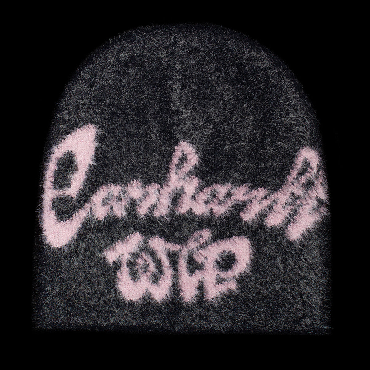 Carhartt WIP - Chedda Beanie
Style # I035509-3DY
Color : Black / Glassy Pink