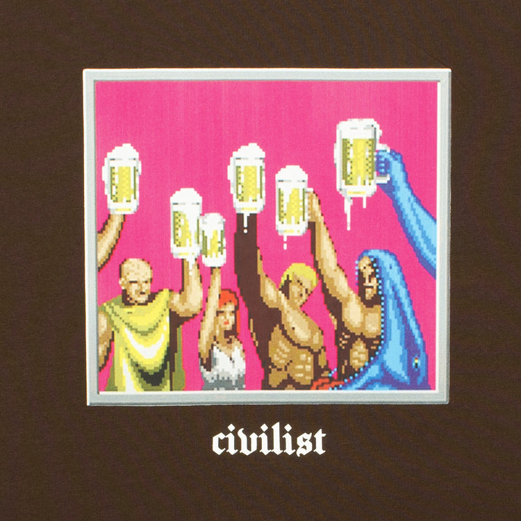 Civilist | The End T-Shirt Color : Brown