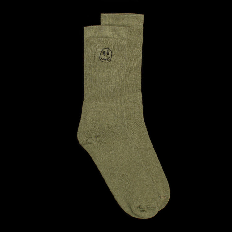 Civilist | Mono Smiler Socks Color : Olive