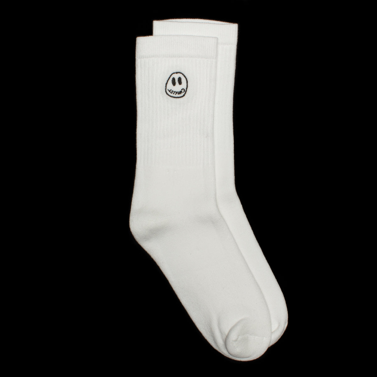 Civilist | Mono Smiler Socks Color : White