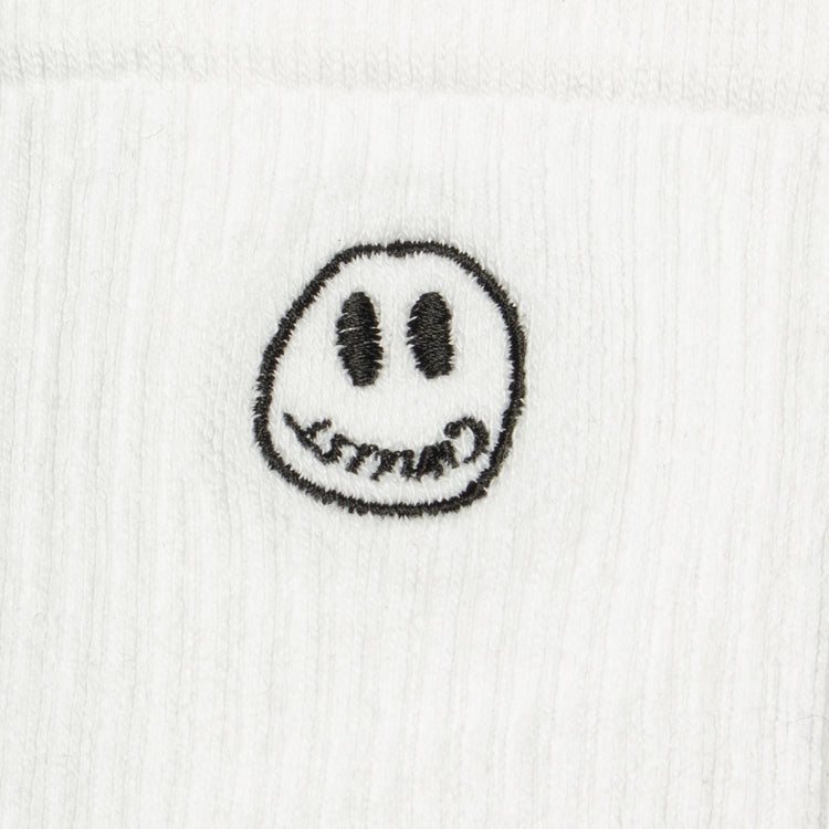 Civilist | Mono Smiler Socks Color : White