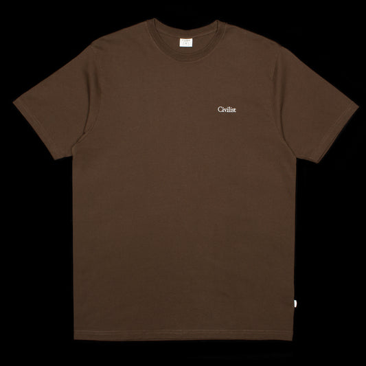 Civilist | Mini Logo T-Shirt Color : Brown