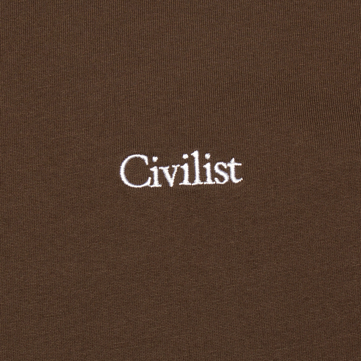 Civilist | Mini Logo T-Shirt Color : Brown