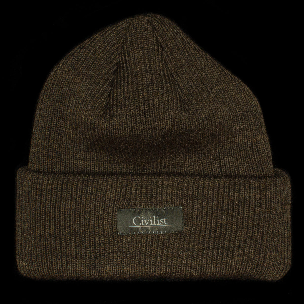 Civilist | Schurwolle Beanie
Color : Brown