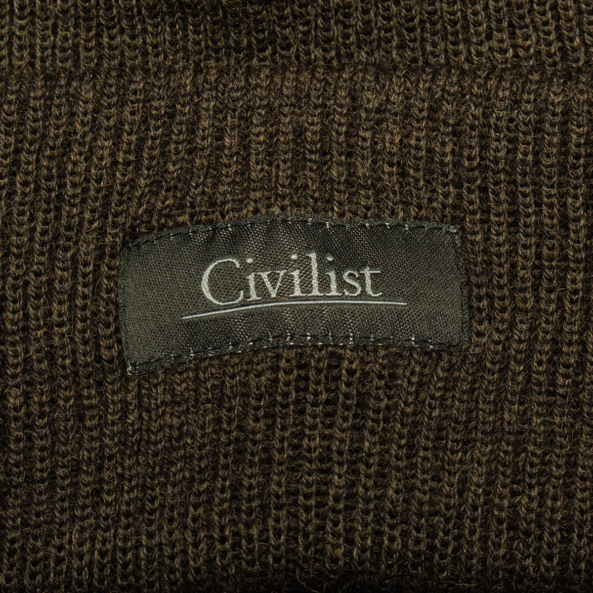 Civilist | Schurwolle Beanie
Color : Brown