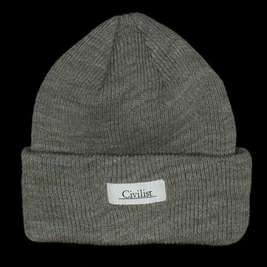 Civilist | Schurwolle Beanie
Color : Heather Grey