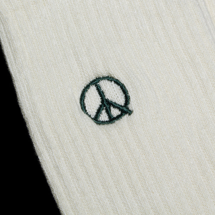 Museum Of Peace &amp; Quiet | Icon Socks
Color : Bone / Green