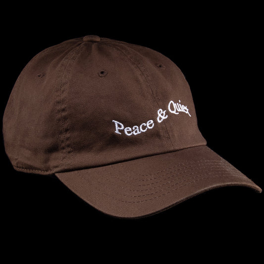 Museum Of Peace &amp; Quiet | Wordmark Dad Hat

Color : Brown