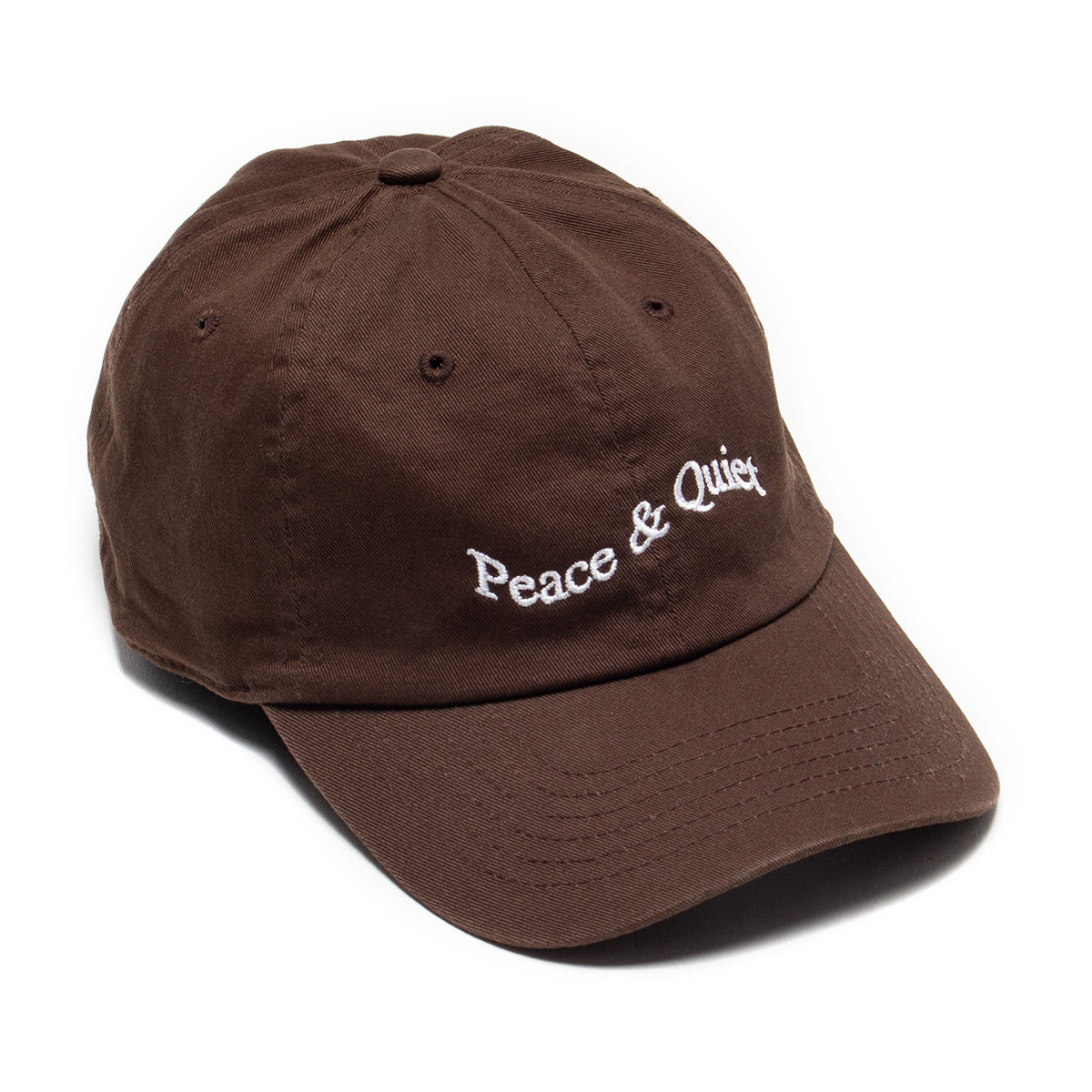 Museum Of Peace &amp; Quiet | Wordmark Dad Hat

Color : Brown