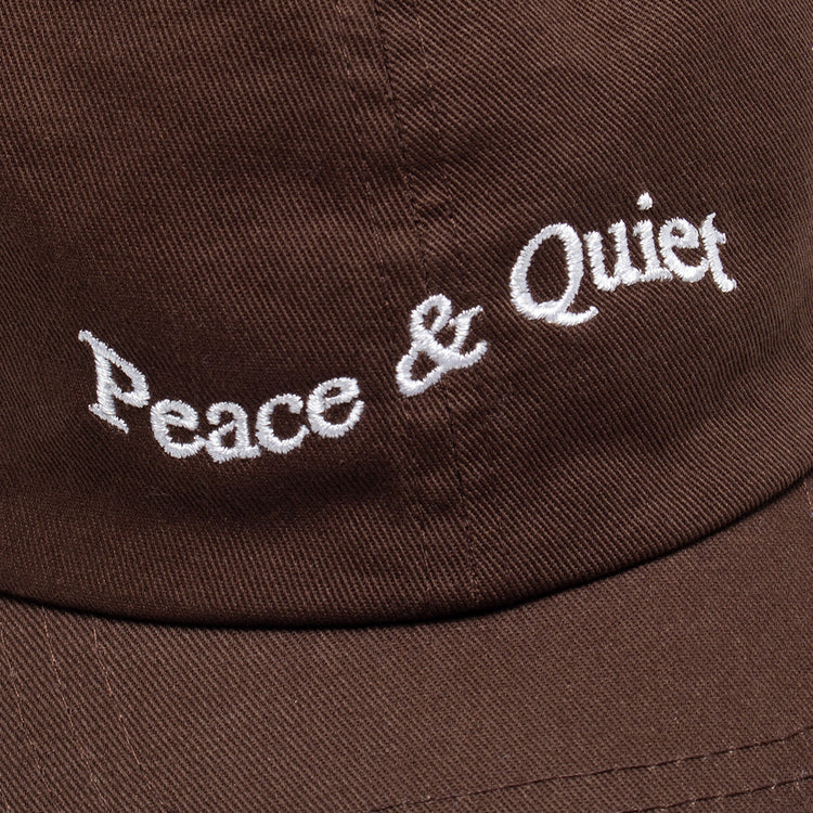 Museum Of Peace &amp; Quiet | Wordmark Dad Hat

Color : Brown