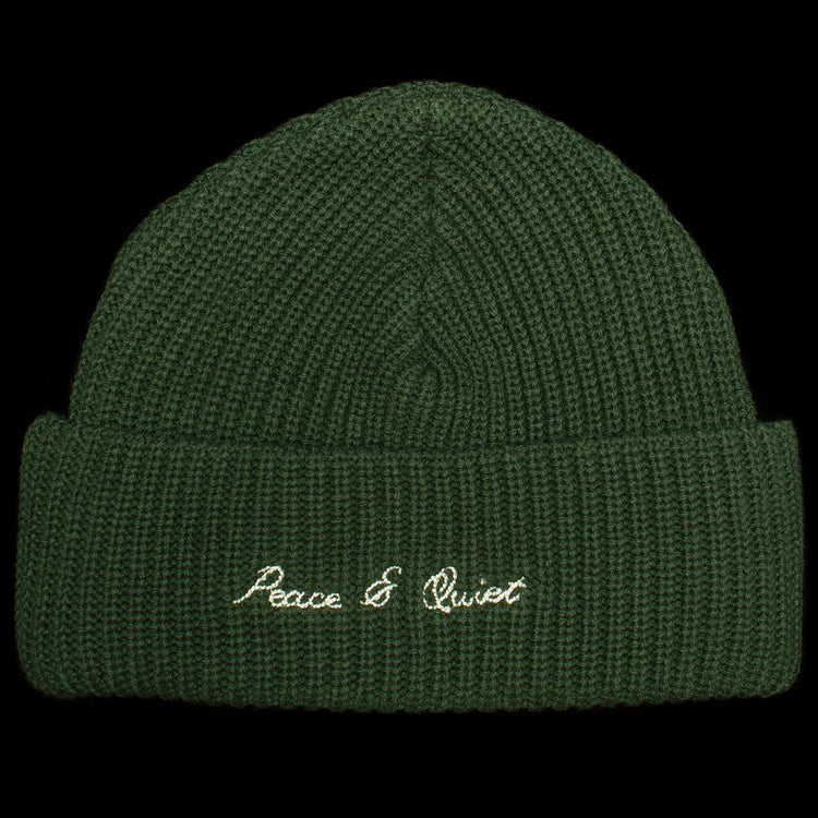 Museum Of Peace &amp; Quiet | Signature Rib Knit Beanie

Color : Forest