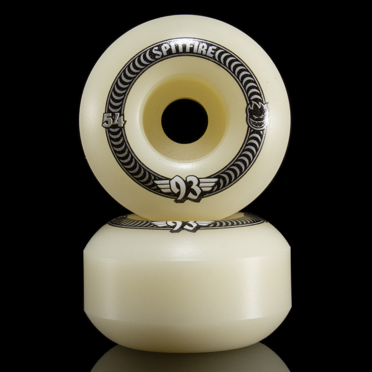 Spitfire - Formula Four Classics Wheel
Color : Natural
Size : 54mm
Durometer : 93D