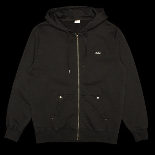 Civilist | Studded Heavy Zip Hood
Color : Black