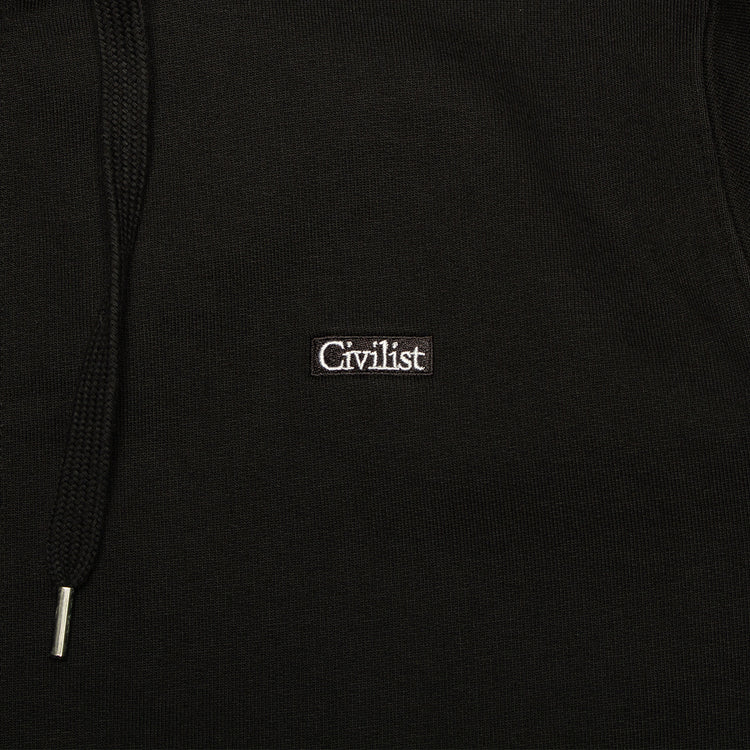 Civilist | Studded Heavy Zip Hood
Color : Black