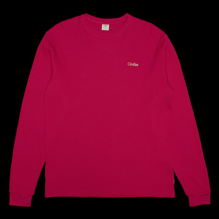 Civilist | Thermal L/S Shirt
Color : Fuchsia