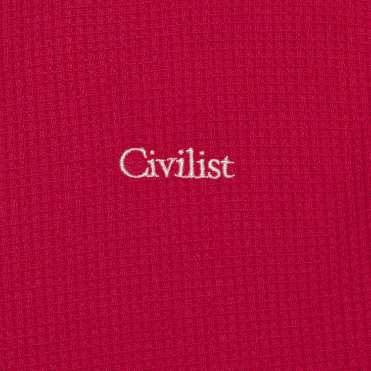 Civilist | Thermal L/S Shirt
Color : Fuchsia