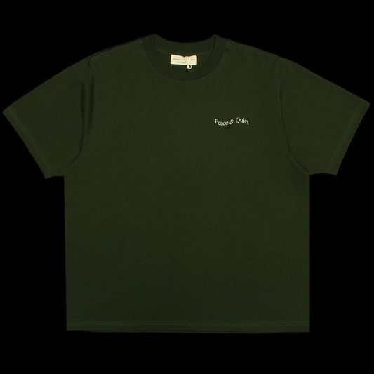 Museum Of Peace &amp; Quiet | Wordmark T-Shirt
Color : Forest