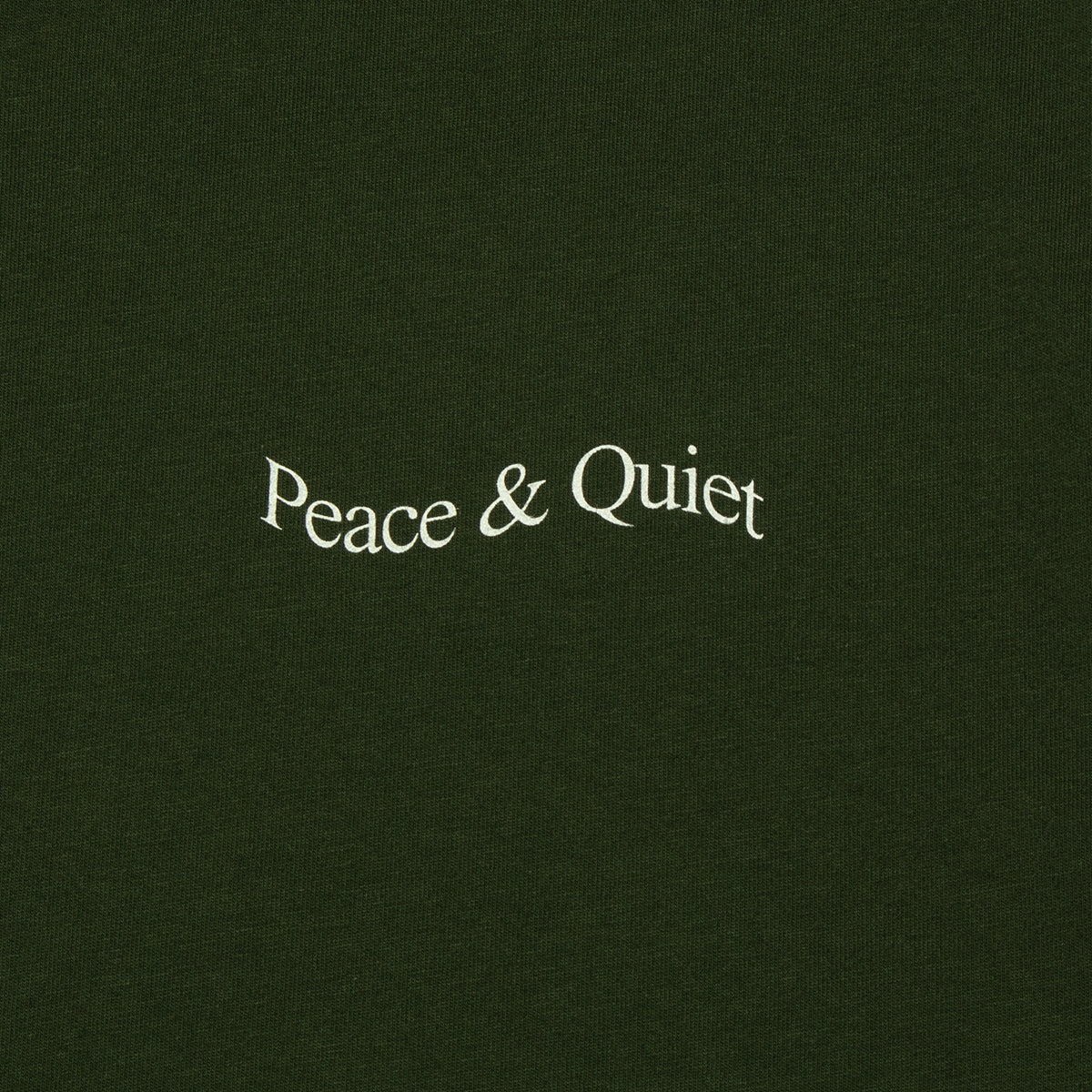 Museum Of Peace &amp; Quiet | Wordmark T-Shirt
Color : Forest