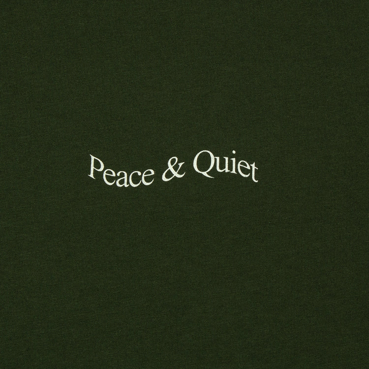 Museum Of Peace &amp; Quiet | Wordmark T-Shirt
Color : Forest