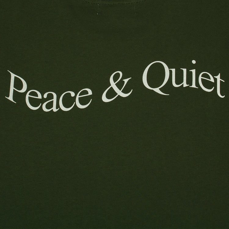 Museum Of Peace &amp; Quiet | Wordmark T-Shirt
Color : Forest