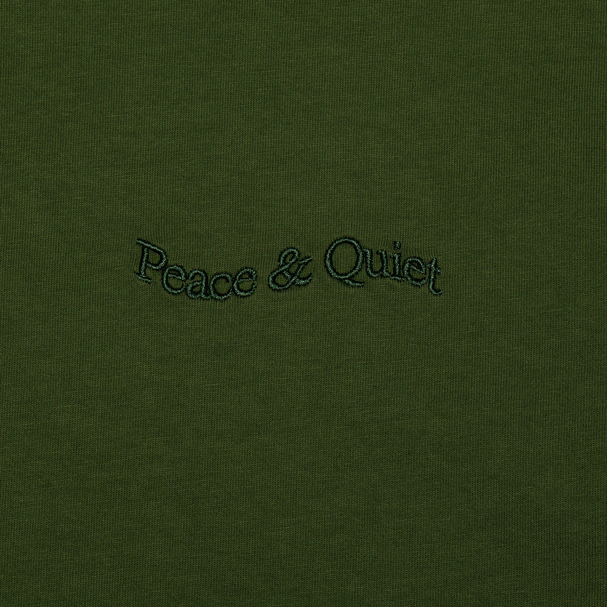 Museum Of Peace &amp; Quiet | Wordmark Pigment Dyed T-Shirt
Color : Forest