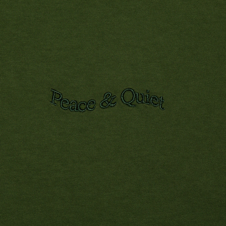 Museum Of Peace &amp; Quiet | Wordmark Pigment Dyed T-Shirt
Color : Forest