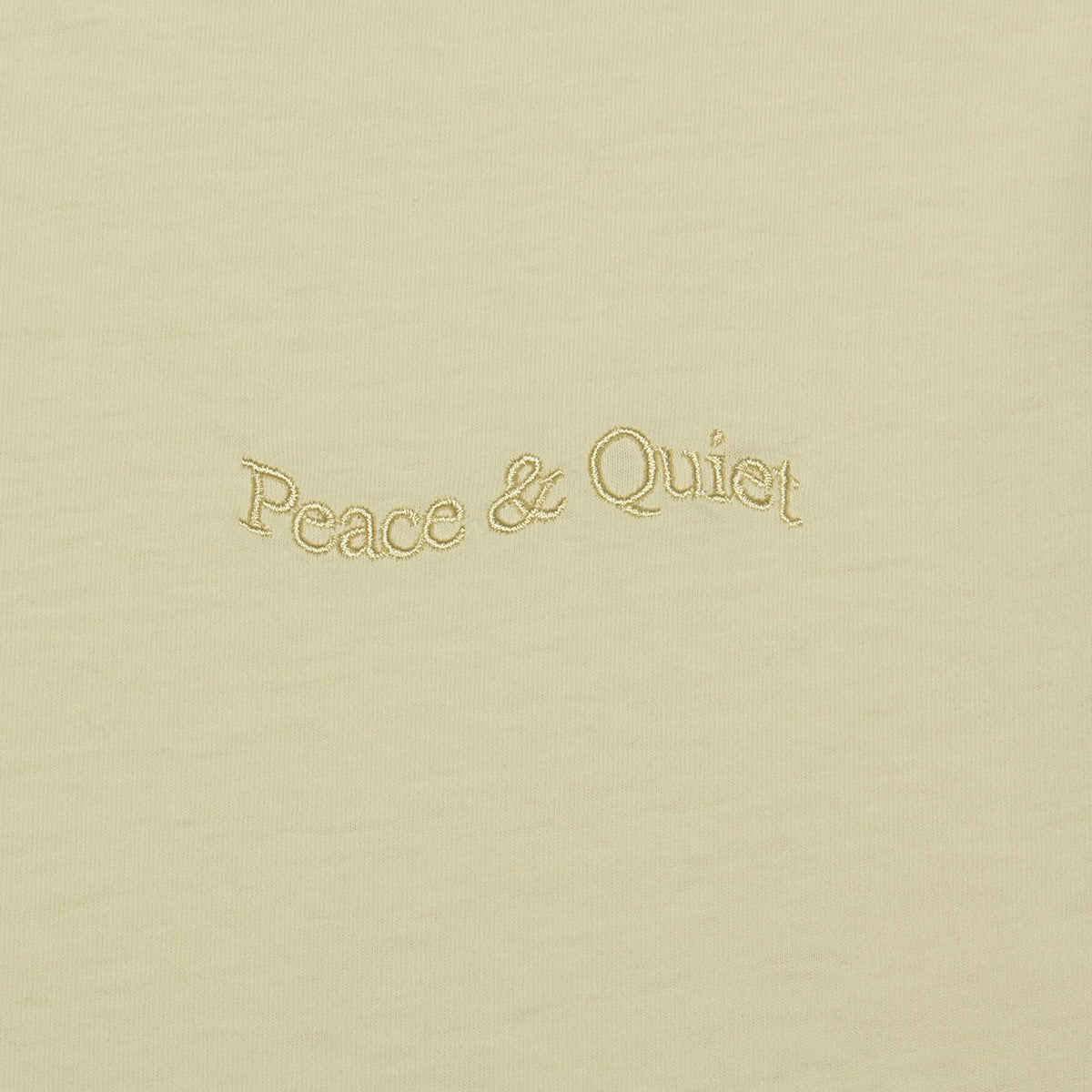 Museum Of Peace &amp; Quiet | Wordmark Pigment Dyed T-Shirt
Color : Bone