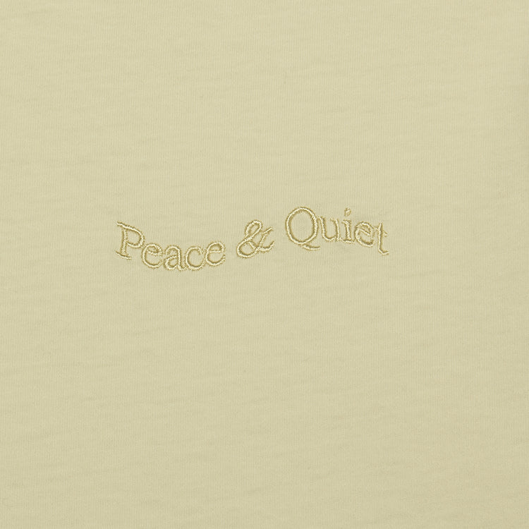 Museum Of Peace &amp; Quiet | Wordmark Pigment Dyed T-Shirt
Color : Bone