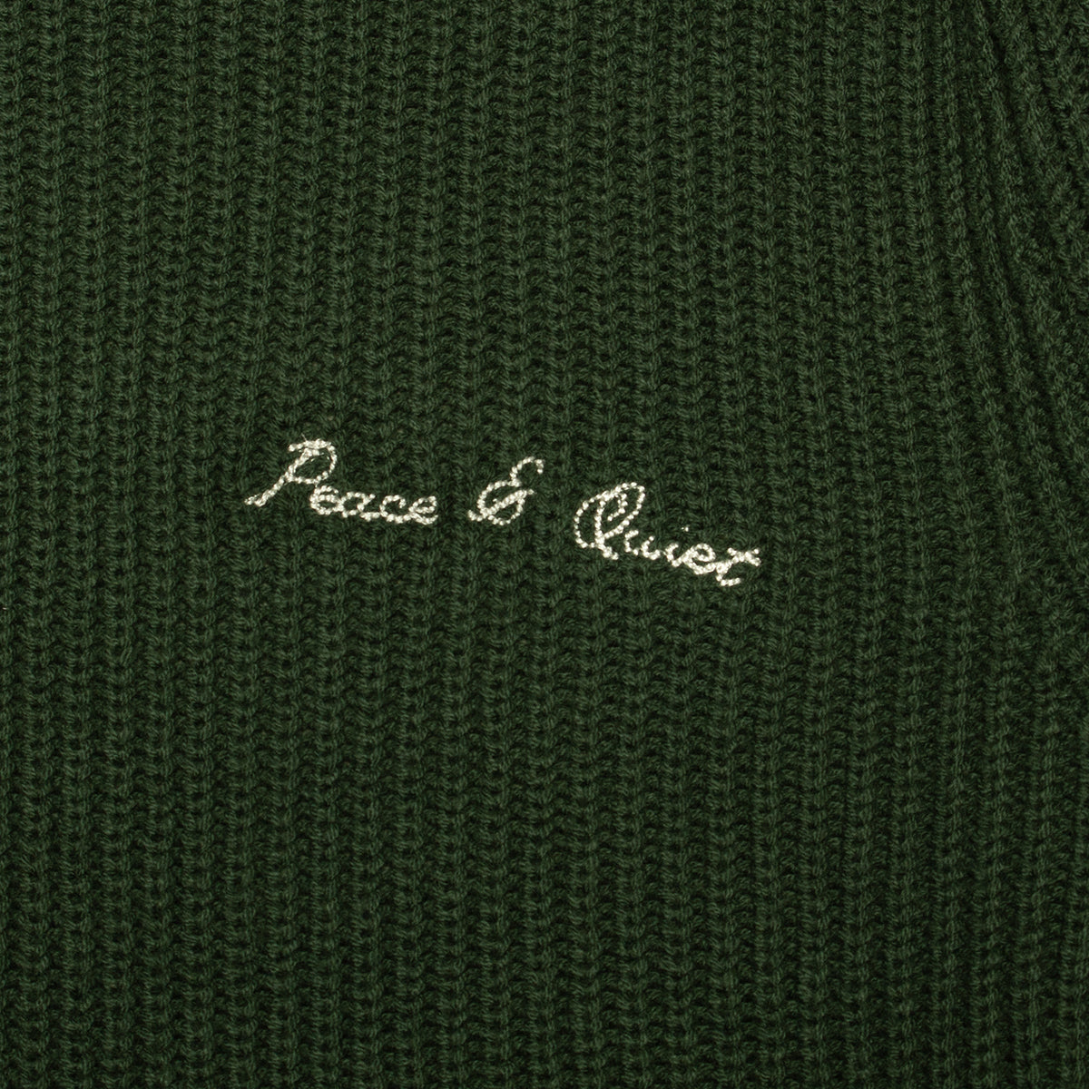 Museum Of Peace &amp; Quiet | Signature Rib Knit Sweater
Color : Forest