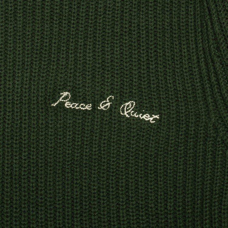 Museum Of Peace &amp; Quiet | Signature Rib Knit Sweater
Color : Forest