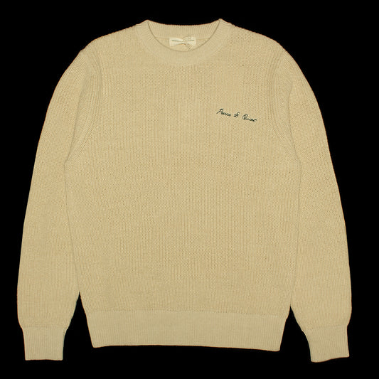 Museum Of Peace &amp; Quiet | Signature Rib Knit Sweater
Color : Bone