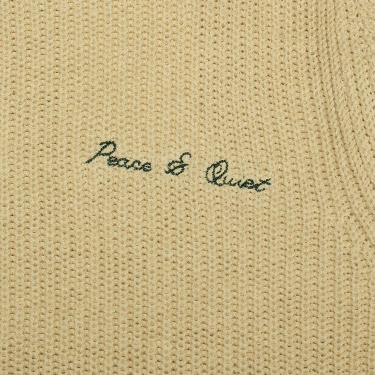 Museum Of Peace &amp; Quiet | Signature Rib Knit Sweater
Color : Bone