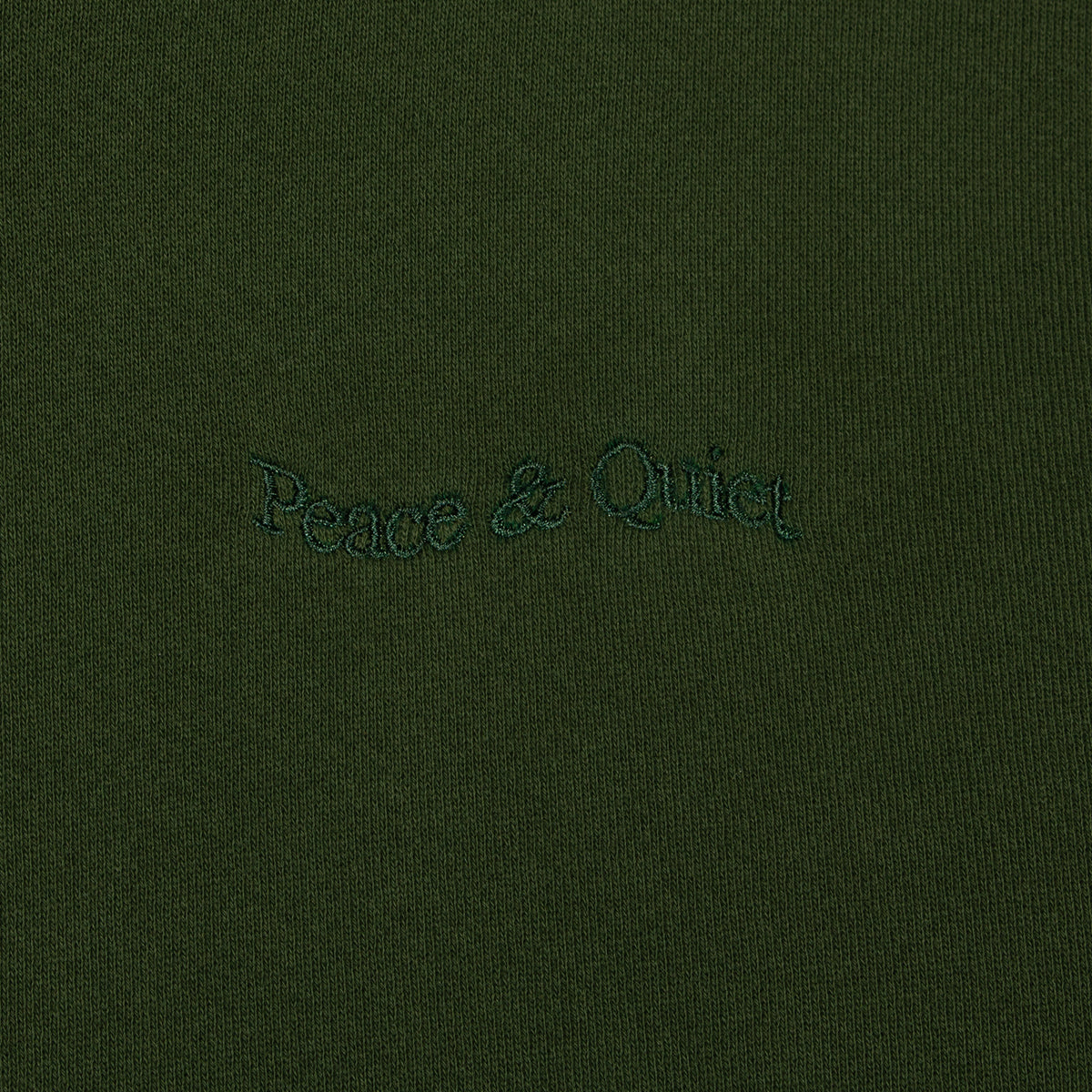 Museum Of Peace &amp; Quiet | Wordmark Pigment Dyed Hoodie
Color : Forest