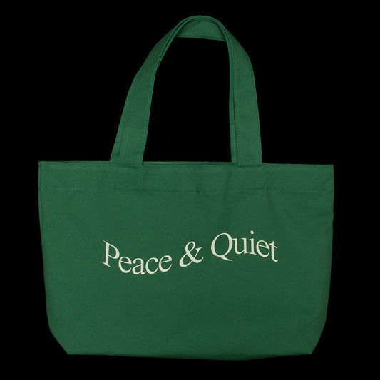 Museum Of Peace &amp; Quiet | Wordmark Pigment Dyed Tote Bag
Color : Forest