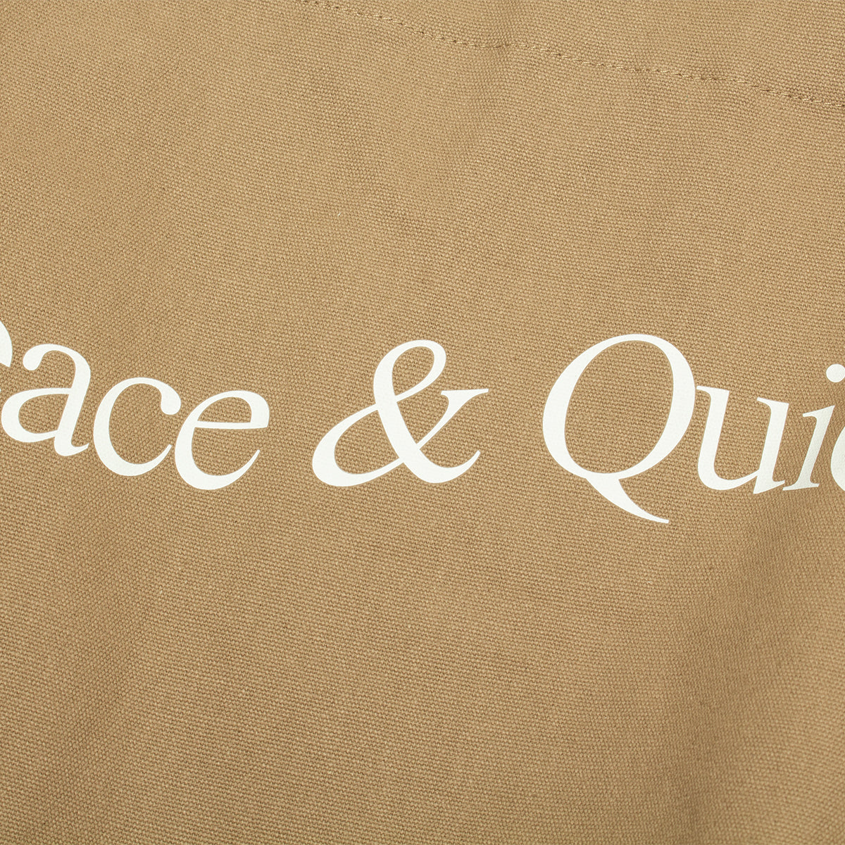 Museum Of Peace &amp; Quiet | Wordmark Pigment Dyed Tote Bag
Color : Taupe