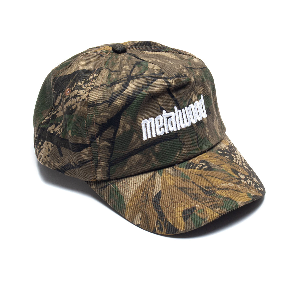 Metalwood | Metal Logo 5-Panel Hat Color : Real Leaf Camo