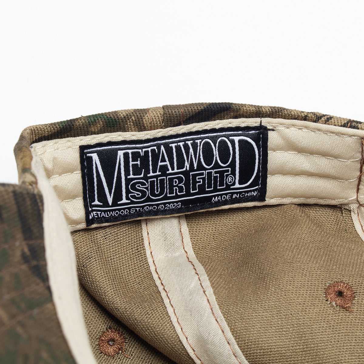 Metalwood | Metal Logo 5-Panel Hat Color : Real Leaf Camo