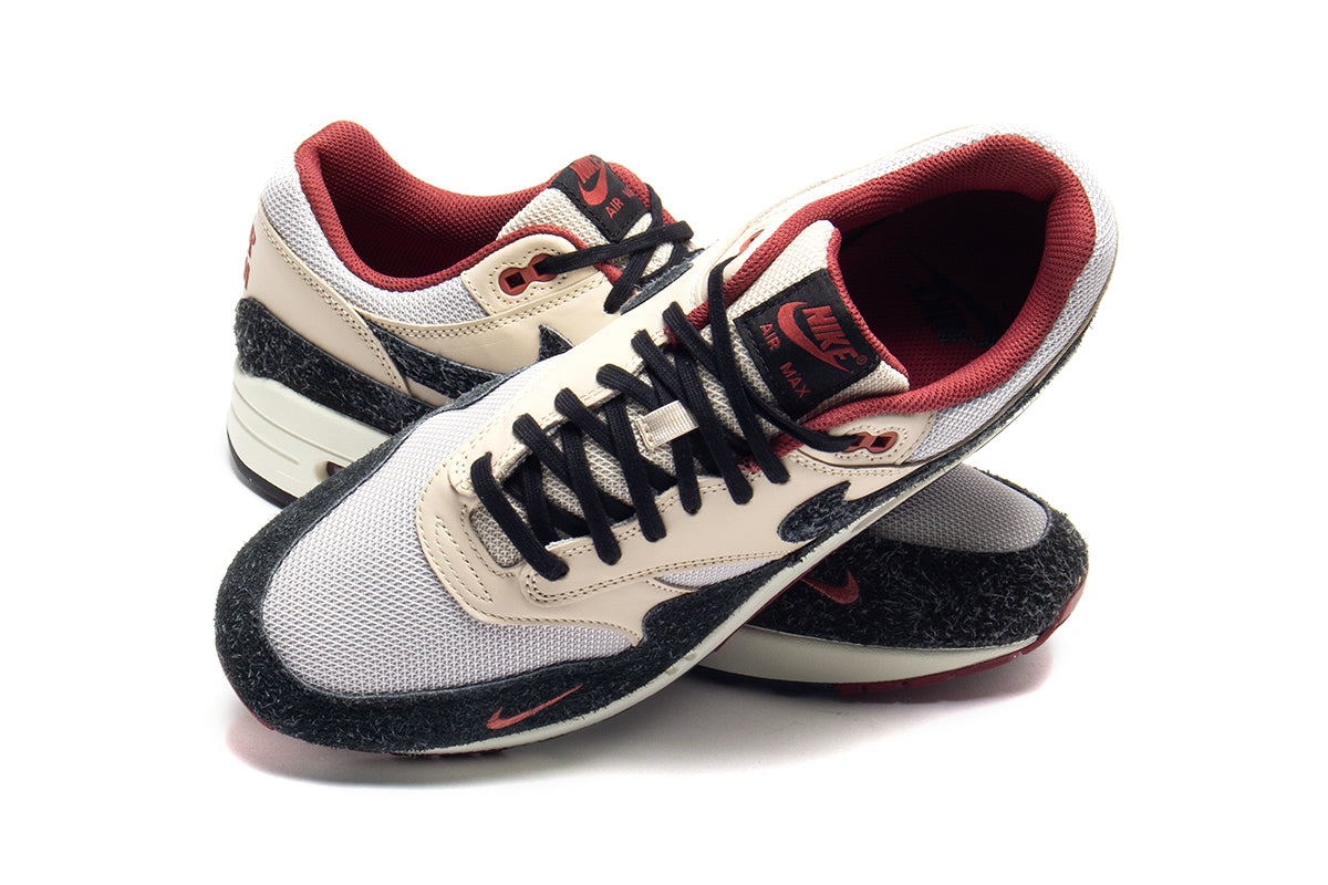 Nike | Air Max 1 Premium Style # FD5743-200 Color : Pearl White / Black / Vast Grey