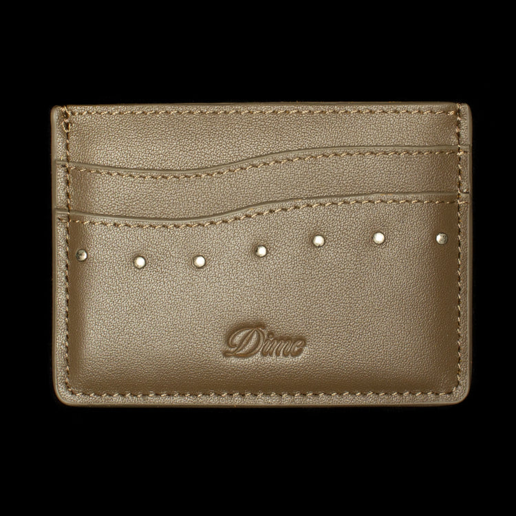 Dime | Studded Cardholder Color : Brown