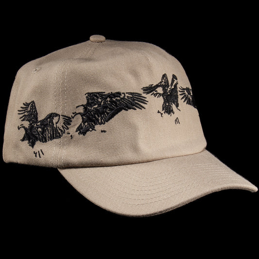 Students - Sequence Snapback Hat
Color : Sand
Materials : 100% Cotton Twill
Satin lining
5-panel construction
Semi unstructured
Embroidered graphics
Snapback closure