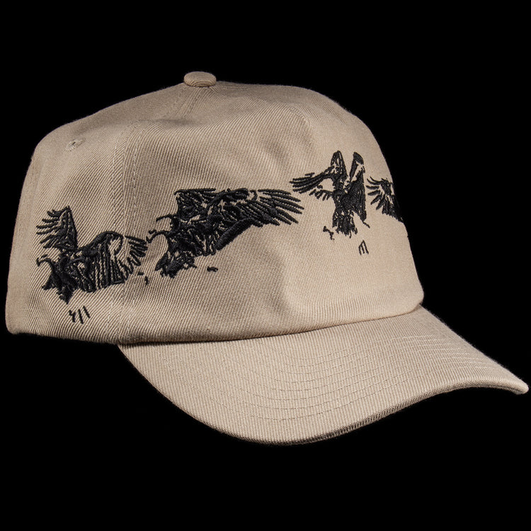 Students - Sequence Snapback Hat
Color : Sand
Materials : 100% Cotton Twill
Satin lining
5-panel construction
Semi unstructured
Embroidered graphics
Snapback closure