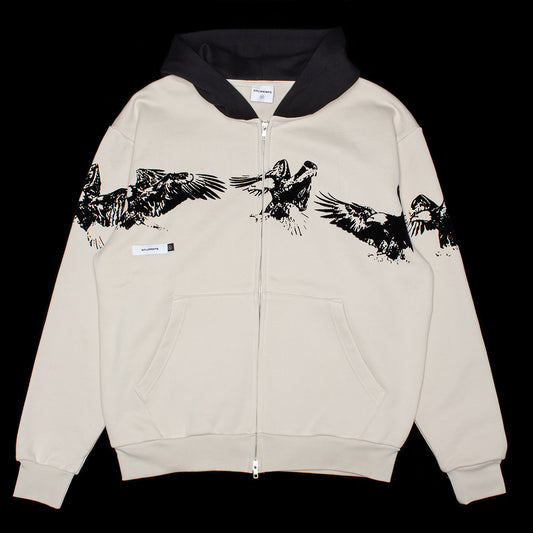 Students - Sequence Fleece Zip Hoodie
Color : Cream
Materials : 100% Cotton