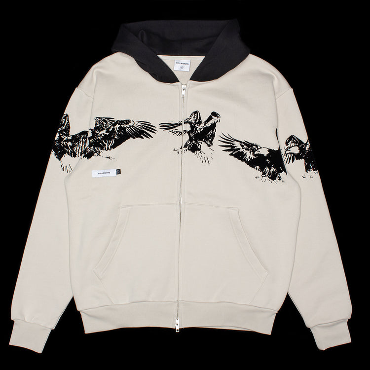 Students - Sequence Fleece Zip Hoodie
Color : Cream
Materials : 100% Cotton