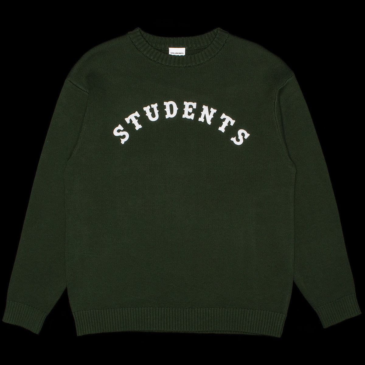 Students - Oakridge Knit Crew Sweater
Color : Pine
Materials : 100% Cotton