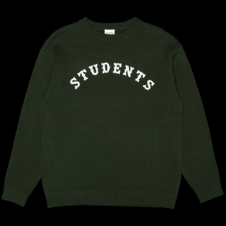 Students - Oakridge Knit Crew Sweater
Color : Pine
Materials : 100% Cotton