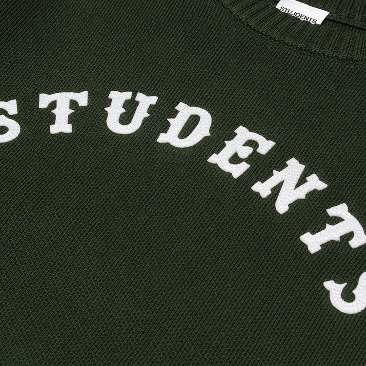 Students - Oakridge Knit Crew Sweater
Color : Pine
Materials : 100% Cotton