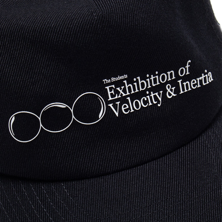 Students - Velocity &amp; Inertia Snapback Hat
Color : Black
Materials : Acrylic / Wool Blend
Satin lining
5-panel construction
Semi unstructured
Mid profile crown height
Screen-printed graphics
Snapback closure